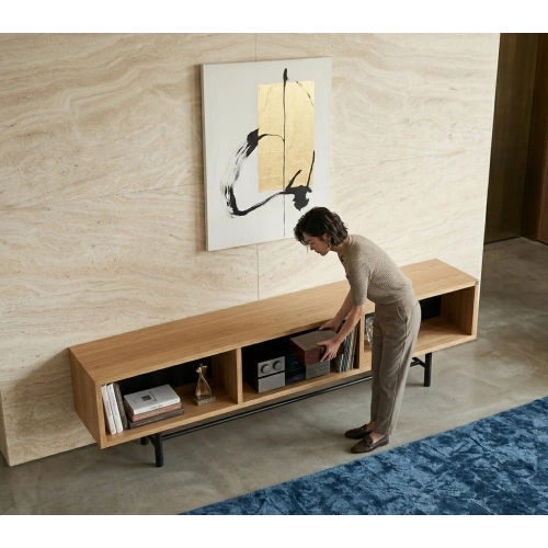 Szafka RTV-63 Drewno Lite Dąb Loft Lakier Rozmiary od 100 cm do 200 cm PREMIUM