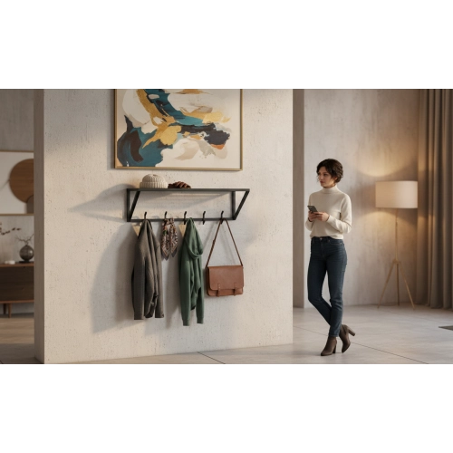 Wieszak ścienny metalowy Rozmiary Kolory WM-10