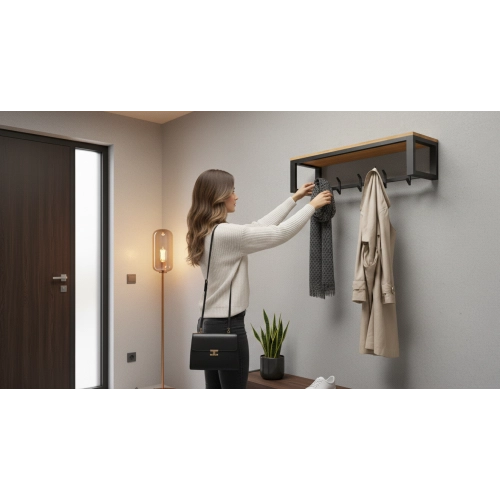 Wieszak ścienny metalowy Rozmiary Kolory WM-11