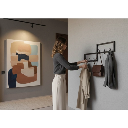 Wieszak ścienny metalowy Rozmiary Kolory WM-14