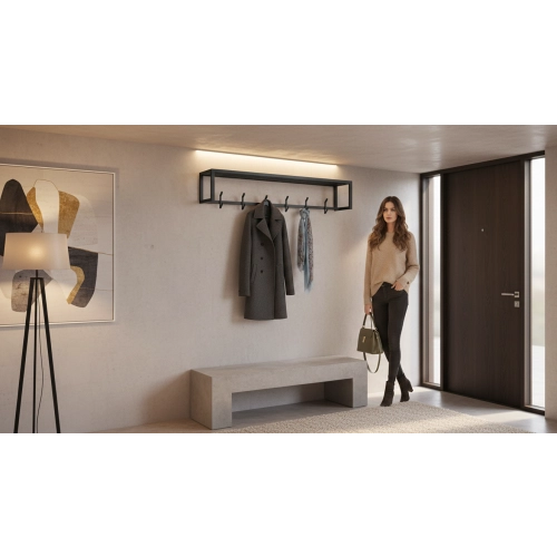 Wieszak ścienny metalowy Rozmiary Kolory WM-7