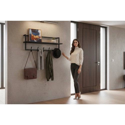 Wieszak ścienny metalowy Rozmiary Kolory WM-8