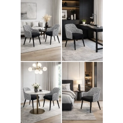 PRODUCENT Krzesło DELUXE KR-9 Tkanina Fendy 01