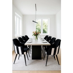 PRODUCENT Krzesło DELUXE KR-9 Tkanina Pasy Classic 01