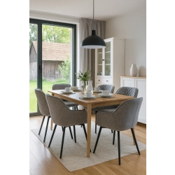 Krzesło DELUXE KR-167 Tkanina STRONG 14 Noga Metalowa