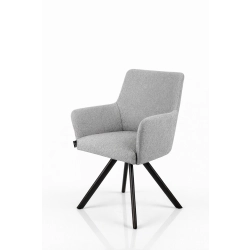 Krzesło Obrotowe KR-158 Kolory Tkanina Odcień Popielu / Jasnego Szarego