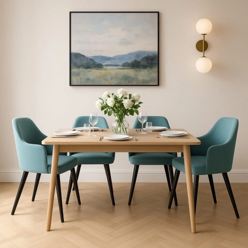 Krzesło tapicerowane PREMIUM KR-9 Tkanina Deluxe Celadon 31