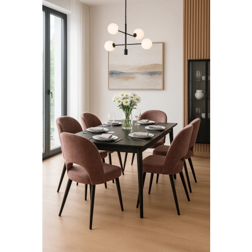 Krzesło tapicerowane PREMIUM KR-5 Tkanina Opera 07 Nostalgia