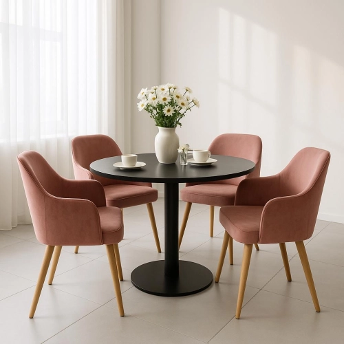 Krzesło tapicerowane DELUXE KR-9 Tkanina Piano 20