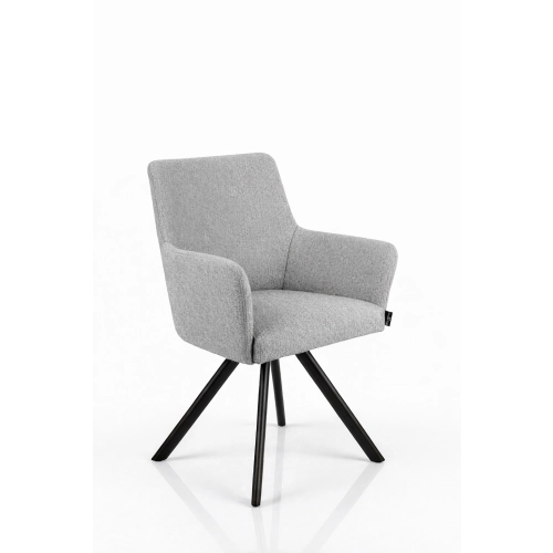 Krzesło Obrotowe KR-158 Kolory Tkanina Odcień Popielu / Jasnego Szarego