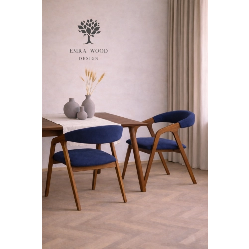 PRODUCENT Krzesło Dębowe KR-201 Kolor Tkaniny Grafitowy Kolor Drewna Czarny