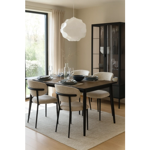 Krzesło DELUXE KR-188 Tkanina  Noga Metalowa