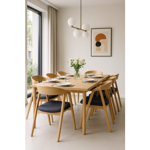 PRODUCENT Krzesło Dębowe  KR-58 Tkanina Chill Me 11