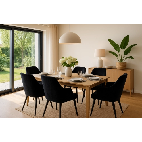 Krzesło tapicerowane DELUXE KR-9 Tkanina Casablanca 2316