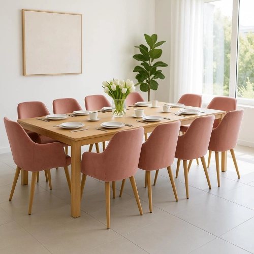 Krzesło tapicerowane DELUXE KR-9 Tkanina Piano 20