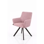 Krzesło Obrotowe KR-158 Kolory Tkanina Odcień Różowego