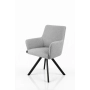 Krzesło Obrotowe KR-158 Kolory Tkanina Odcień Popielu / Jasnego Szarego