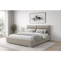 Łóżko do Sypialni Wysokość Wezgłowia 120 cm Paros 02