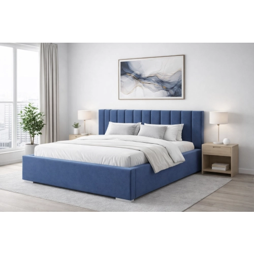 Łóżko do Sypialni Wysokość Wezgłowia 90 cm Kronos 05