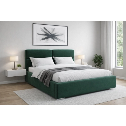 Łóżko do Sypialni Wysokość Wezgłowia 120 cm Kronos 19