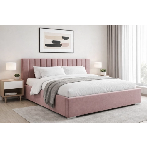 Łóżko do Sypialni Wysokość Wezgłowia 90 cm Kronos 29