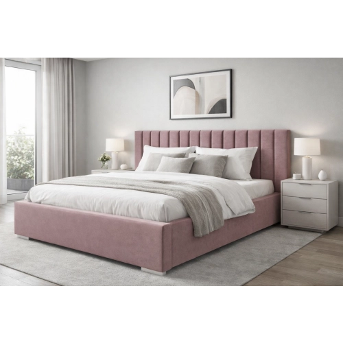 Łóżko do Sypialni Wysokość Wezgłowia 90 cm Kronos 29