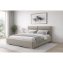 Łóżko do Sypialni Wysokość Wezgłowia 120 cm Paros 02