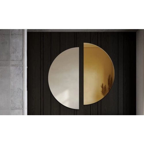 Lustro SWEET APPLE I – zestaw 2 luster dekoracyjnych  do salonu, sypialni, łazienki i wnętrz w stylu boho, skandynawskim i japandi