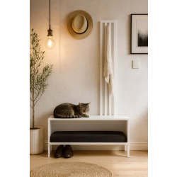 3 w 1 Legowisko  / Ławka i  Wieszakiem  LEGO-6 Biały