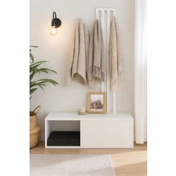 3 w 1 Legowisko  / Ławka i  Wieszakiem  LEGO-7 Biały