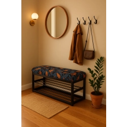 Ławka Pufa Tapicerowana Siedzisko Gładkie Monstera 03 LGM-5 Rozmiary od 50 cm do 200 cm