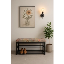 Ławka Pufa Tapicerowana Siedzisko Gładkie Hexagony Mandala LGM-5 Rozmiary od 50 cm do 200 cm