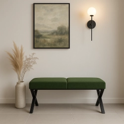 Ławka Tapicerowana Industrialna Tkanina STRONG 09 LGM-484 Rozmiary od 45 cm do 200 cm