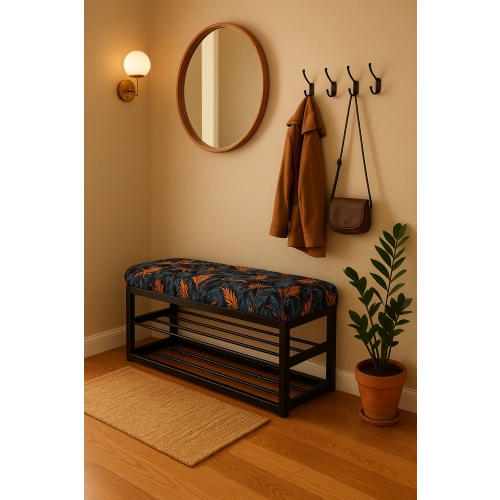 Ławka Pufa Tapicerowana Siedzisko Gładkie Monstera 03 LGM-5 Rozmiary od 50 cm do 200 cm