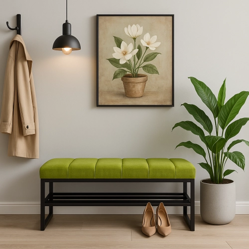 Ławka Tapicerowana Industrialna Tkanina HOLD ME 14  LGM-445 Rozmiary od 45 cm do 200 cm