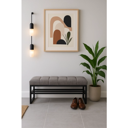 Ławka Tapicerowana Industrialna Tkanina STRONG 14 LGM-445 Rozmiary od 45 cm do 200 cm