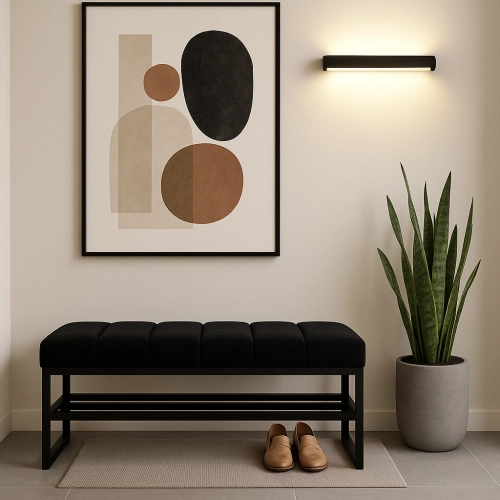 Ławka Tapicerowana Industrialna Tkanina STRONG 15 LGM-445 Rozmiary od 45 cm do 200 cm