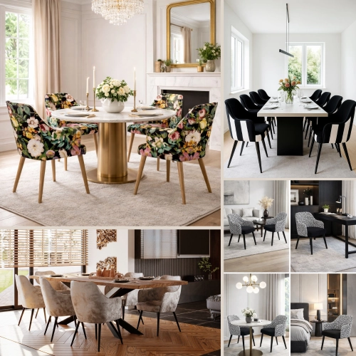 Krzesła tapicerowane KR-9 Deluxe