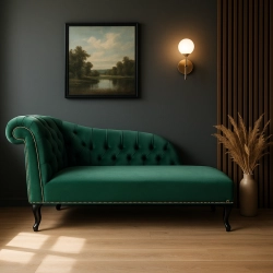 Szezlong Butelkowa Zieleń SP-1