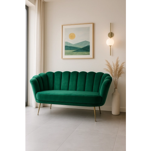 Sofa Butelkowa Zieleń LUX-4