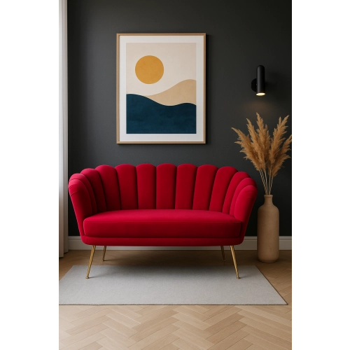 Sofa Czerwony LUX-4