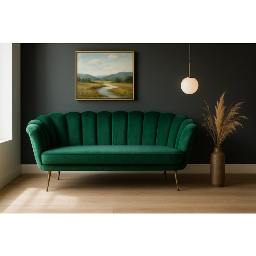 Sofa Butelkowa Zieleń LUX-4