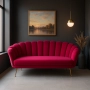 Sofa Czerwony LUX-4