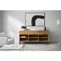 Komoda Z Drewna Litego Dębowego