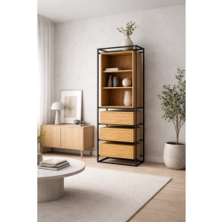 Witryna Z Drewna Litego Dębowego