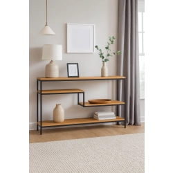 KONSOLA  DREWNO LITE DĄB OLCHA SKD-311