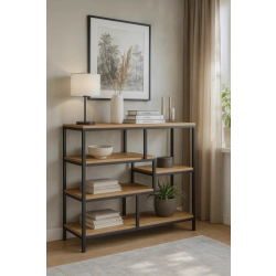 KONSOLA Z DREWNA LITEGO DĄB OLCHA SKD-335