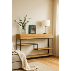 KONSOLA  DREWNO LITE DĄB OLCHA SKD-316