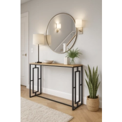 KONSOLA - REGAŁA Z DREWNA LITEGO DĄB OLCHA JESION SKD-376