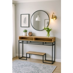 KONSOLA  DREWNO LITE DĄB OLCHA SKD-318